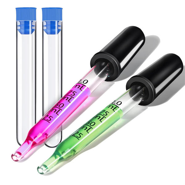 2Pack Eye Dropper Pipettes Dropper 1Ml Glass Droppers Pipette for Essential