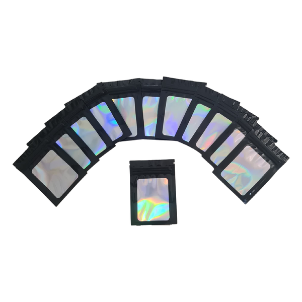 Holographic Gift Travel Jewelry Multi-Purpose Food Storage Bag - 7 x10 cm