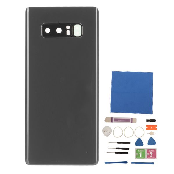 Note 8 Back Glass Black