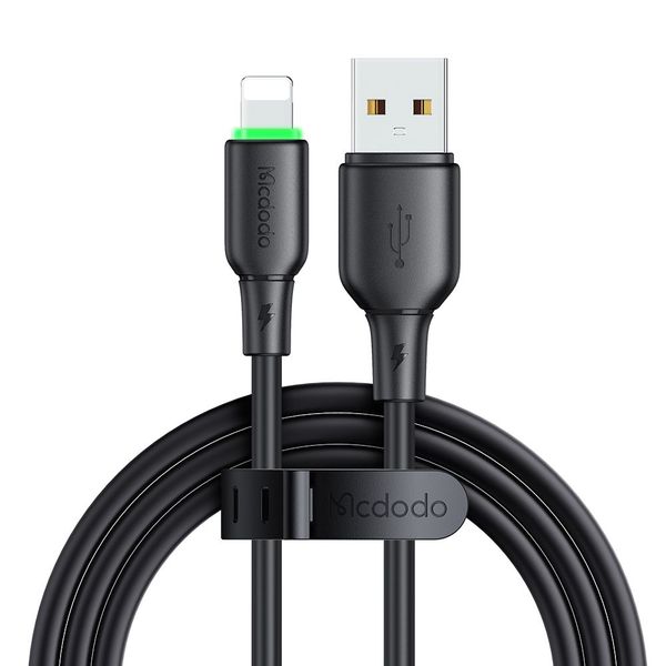 Mcdodo 13W Apple iPhone Fast Charging Cable Liquid Silicone + LED USB-A