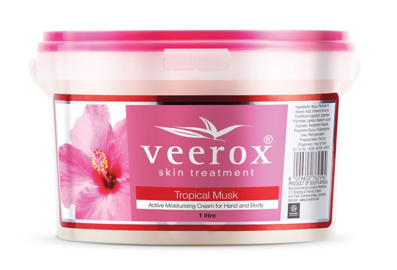 Veerox 1Lt Tropical Musk Body Cream