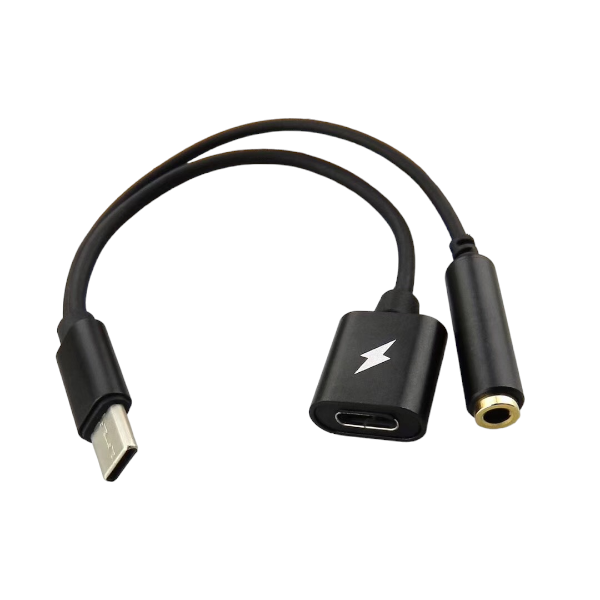 KIN - KY-174 - Type C(M) to Type C(F) + 3.5mm(F) Adapter