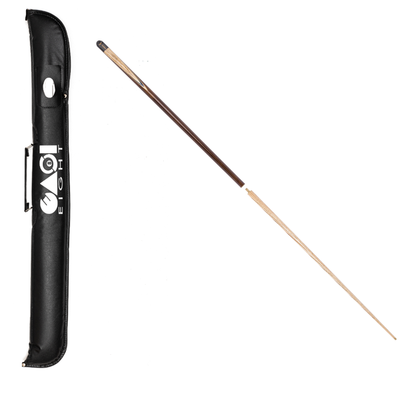 Easi8 2-Piece Ash Cue &amp; Soft PVC Cue Bag Combo