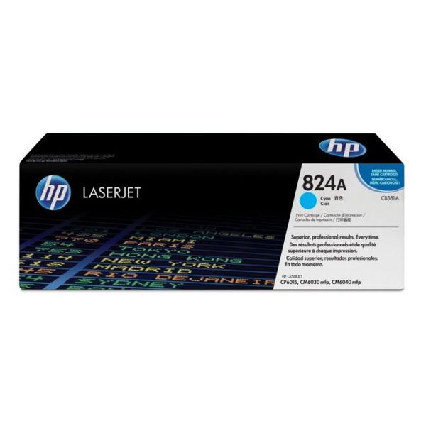 HP 824A Original Cyan Toner Cartridge