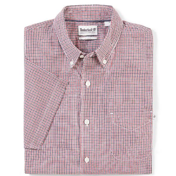 Suncook River Gingham Shirt in Red