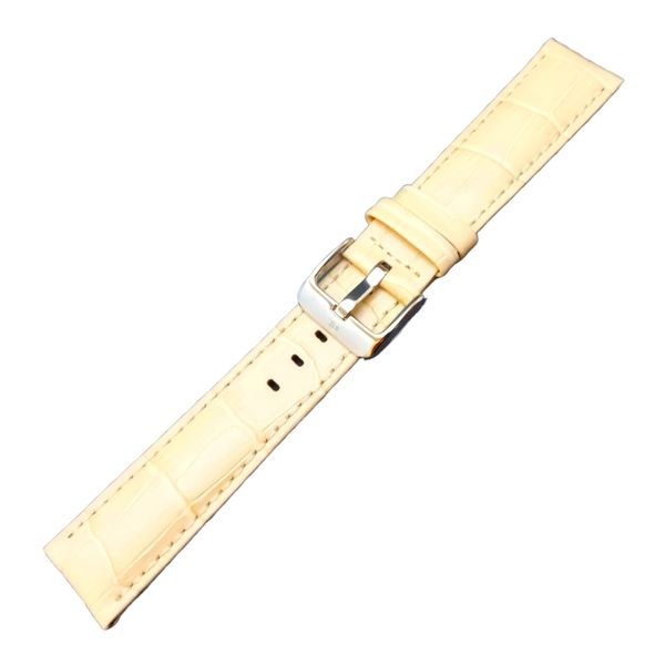 Genuine Leather Watch Strap Croco Pattern 20mm