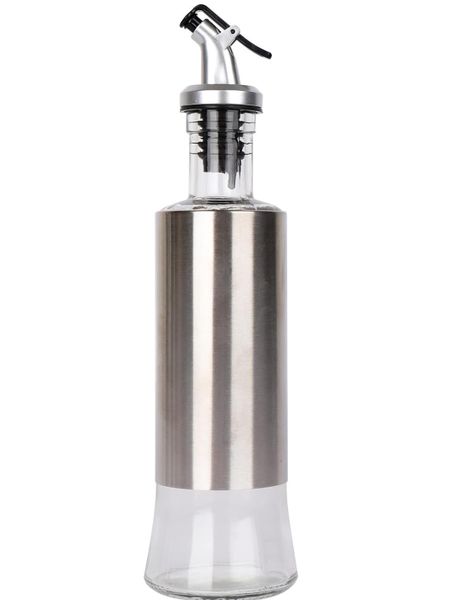 Vinegar / Oil Dispenser Bottle Premium Glass Stainless Steel