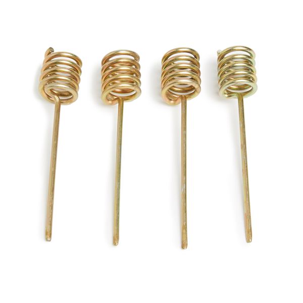 Campground 5-Coil Pole Ground Tent Peg - Set of 4
