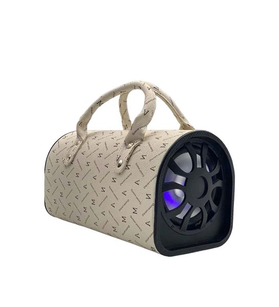 Rechargeable Handbag Wireless Bluetooth Speaker LED Karaoke Speaker - Black