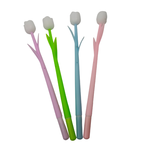 Set of 4 colour changing Rose Pens