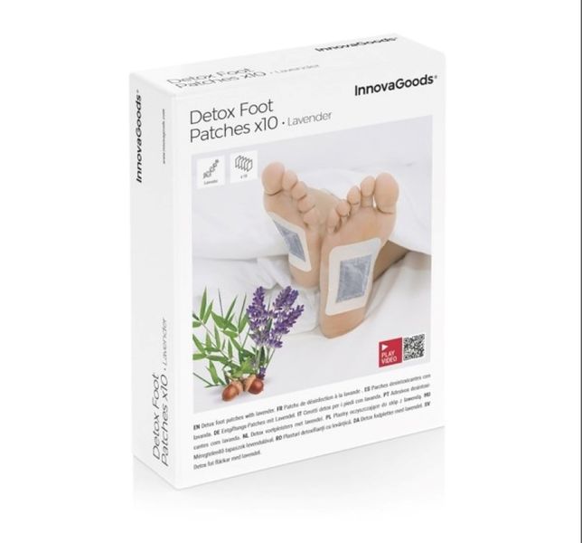 InnovaGoods - Detox Foot Patches Lavender (10 Units)