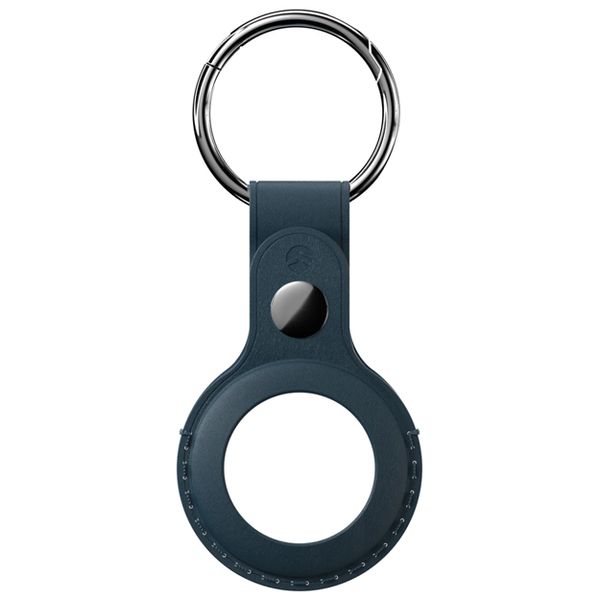 Switcheasy Wrap Leather Keyring Holder For Apple AirTag - Blue