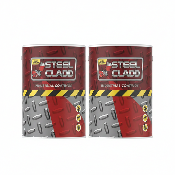 Steel Cladd Yellow Road Marking Paint 5Liter - Durable &amp; Weather - 2 Pack