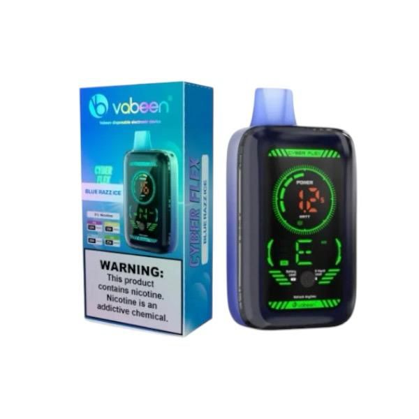 Vabeen Finger Print Cyber Flex Disposable Vape 25K Puff- Blue Razz Ice