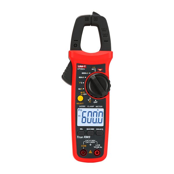 UNI-T UT204+ Digital Clamp Meter 600A 600V AC/DC TRMS