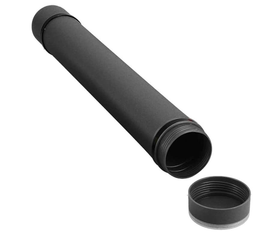 Plastic Document/Poster Storage Tube Black/ EDG Document Tube Shop