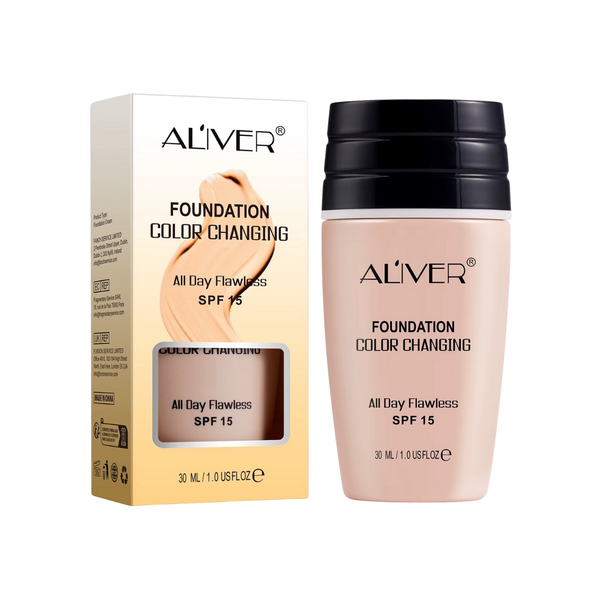 ALIVER Color Changing Foundation - All Day Flawless SPF 15
