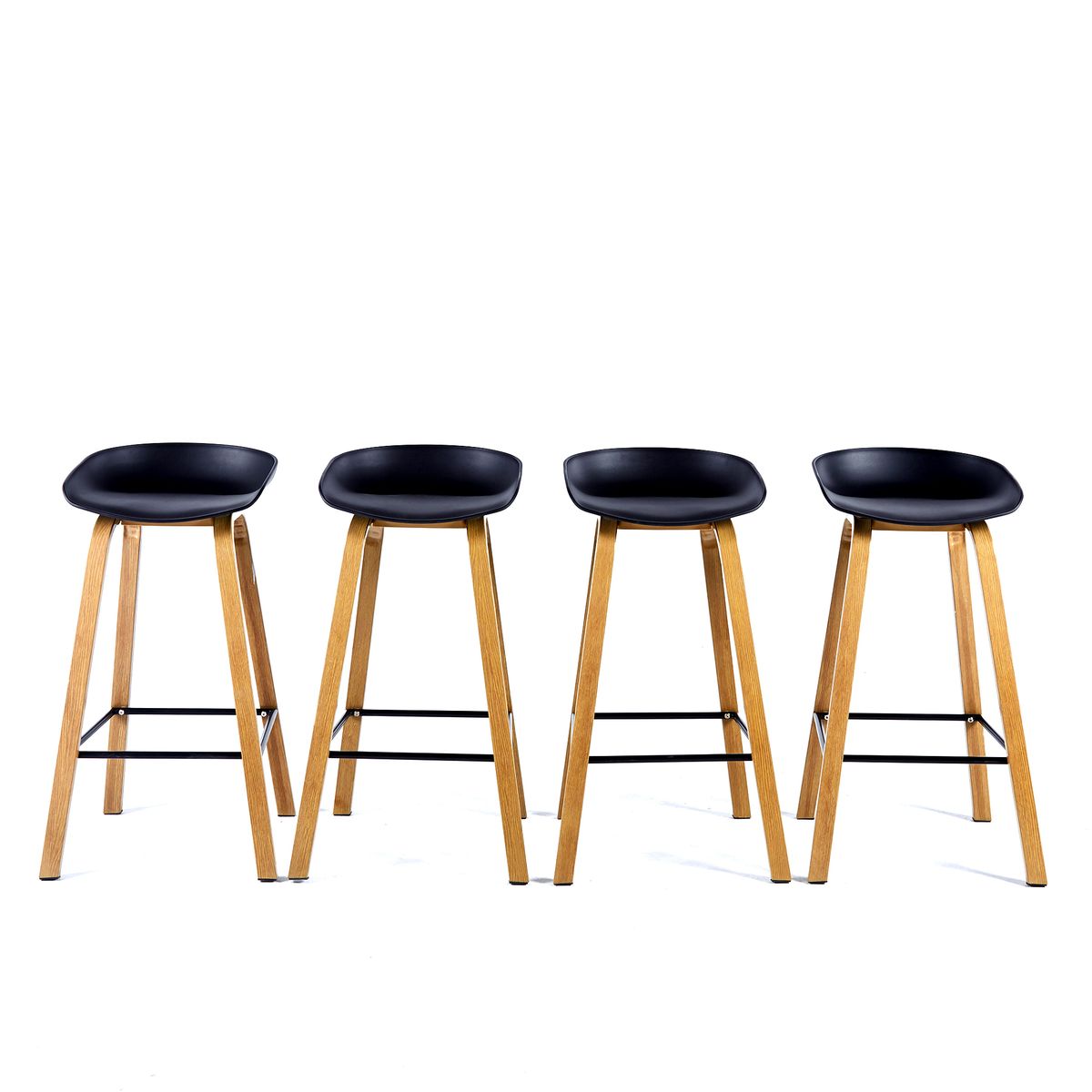 4 Set Bar Stools Cloth Counter Kitchen Island Bar Chairs | Shop Today ...