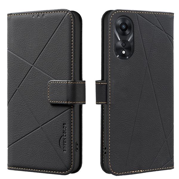 Check Leather Anti-Theft Phone Case Compatible With Apple iPhone 12 Pro Max