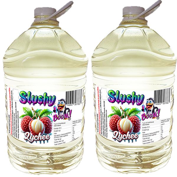 Slushy machine - Syrup - 2x5lt concentrate - Lychee