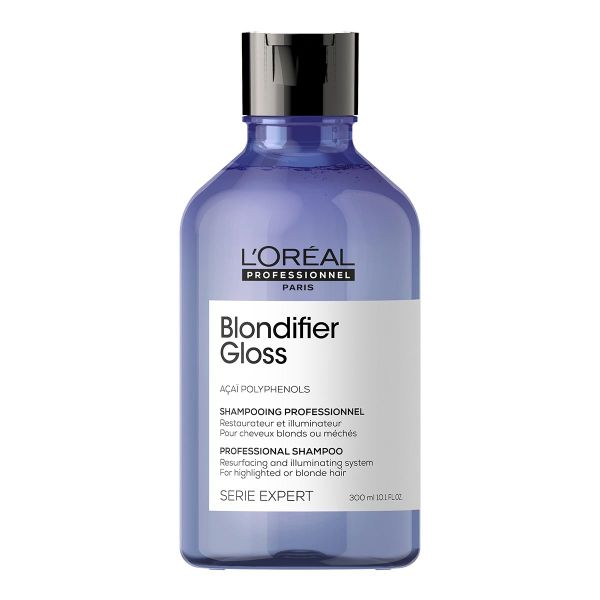 L'Oréal Professionnel Blondifier Gloss Shampoo for Highlighted &amp; Natural Blonde Hair - 300ml