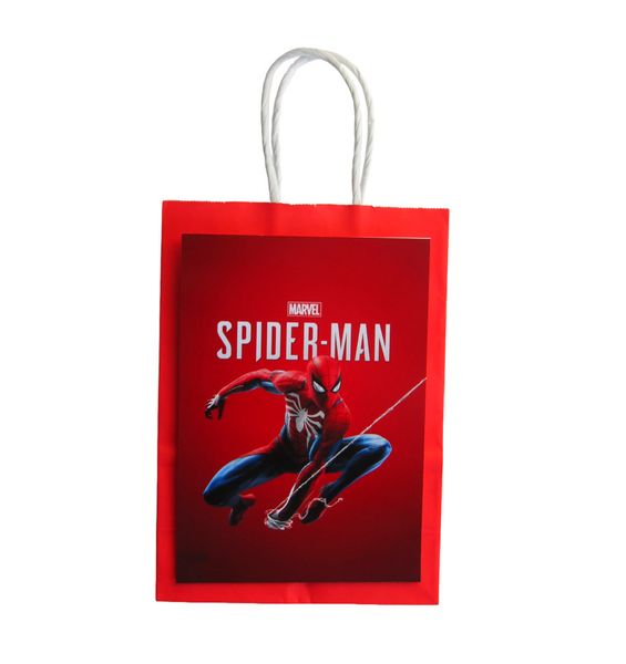 Spiderman Themed Party Bags - Set of 10