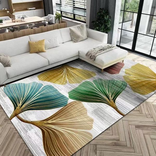 200cm by 150cm - Modern 3D Geometric Design Area 22 Rug - Green