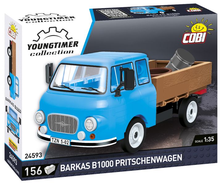 COBI Barkas B1000 Pritschenwagen Car Construction Model