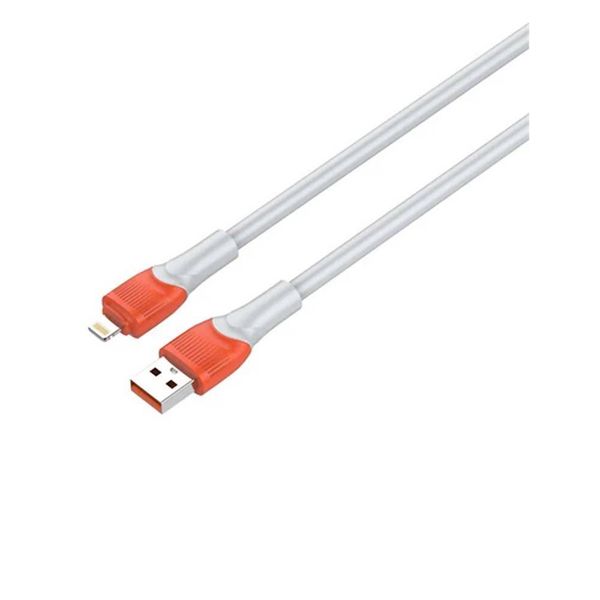 LDNIO 30W 3M USB TO Lightning iPhone Support Quick Charging Data Cable Grey