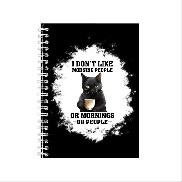 Grumpy Cat A5 Notebook Spiral for Work with Funny Animal Graphic Sayings053