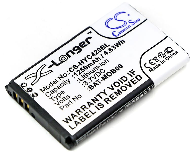 CS-HYC420BL Battery for Barcode Scanner Honeywell 70e-1250mAh