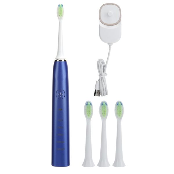 Ultrasonic Toothbrush Red USB Charging 5 Modes