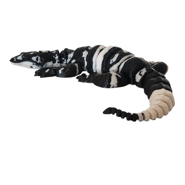 Articulated Asian Water Monitor Lizard Toy - Flexi Reptile 23cm