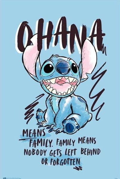 Disney: Lilo &amp; Stitch (Ohana) Poster