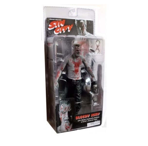 Sin City Series 2 Bloody BW Figure - Mickey Rourke