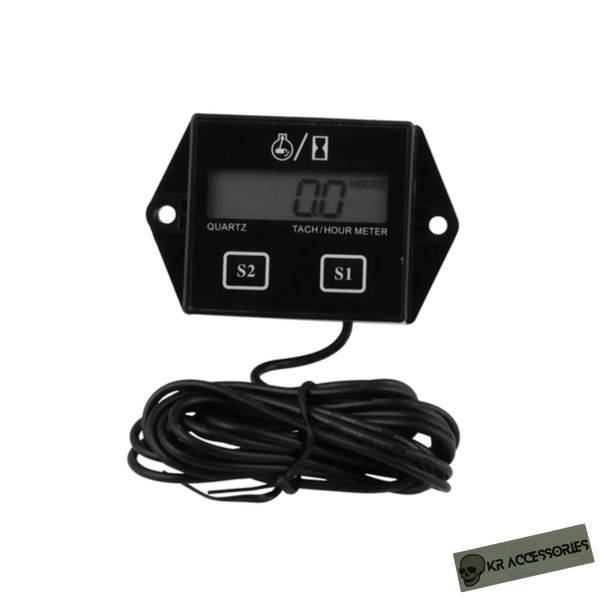 Kr Motorcycle Hour Meter Gauge With Digital Lcd image
