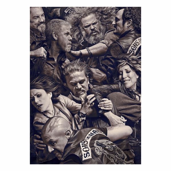Sons of Anarchy Abstract - A1 poster