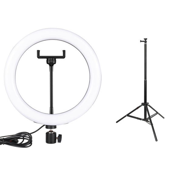 10" RGB LED Soft Ring Light-&amp; Tripod- MJ26