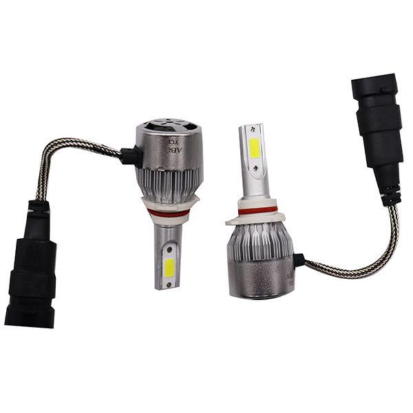 All In One Compact Design C6 9006 LED Headlight 6000K Colour