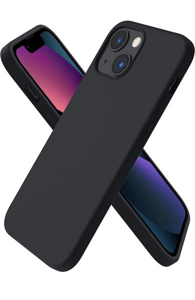 Black Silicone Cover for iPhone 13