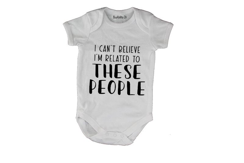 Related To These People - Short Sleeve - Baby Grow