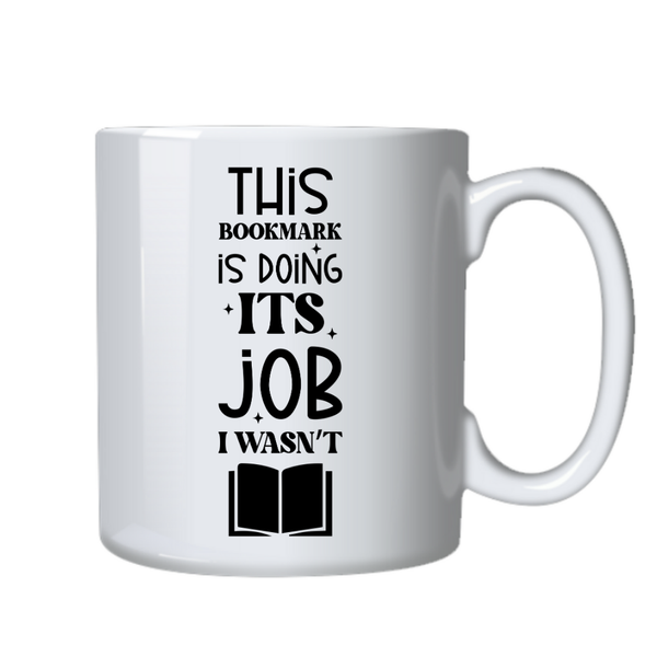 This Bookmark Ideal Fiction Book Reader Gift Writing Mug Cup 402