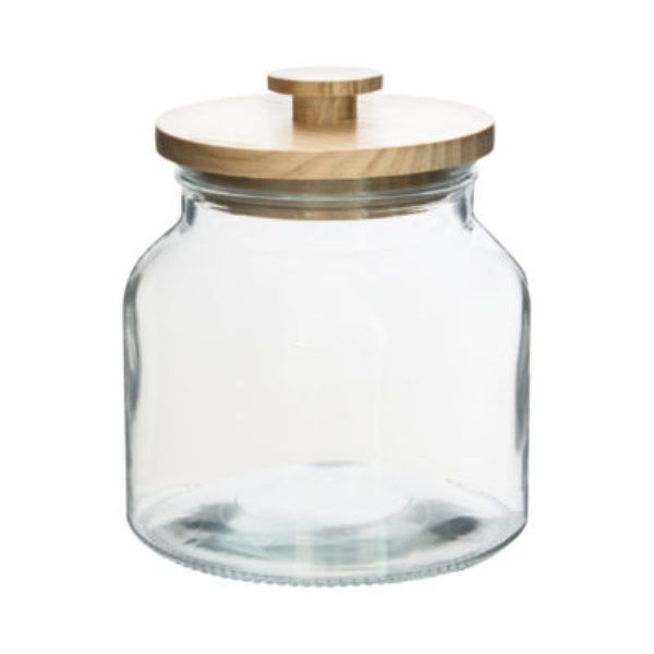 Cookie Jar with Wooden Lid 2000ml
