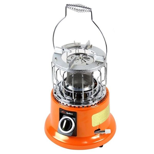 2 In 1 Portable Gas Heater And Stove - Orange