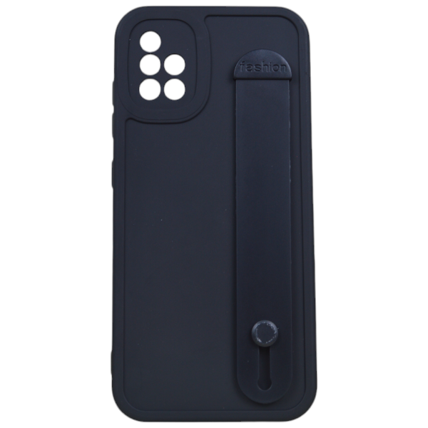 High Quality Solid Strapped Phone Case For Samsung Galaxy A51 - White