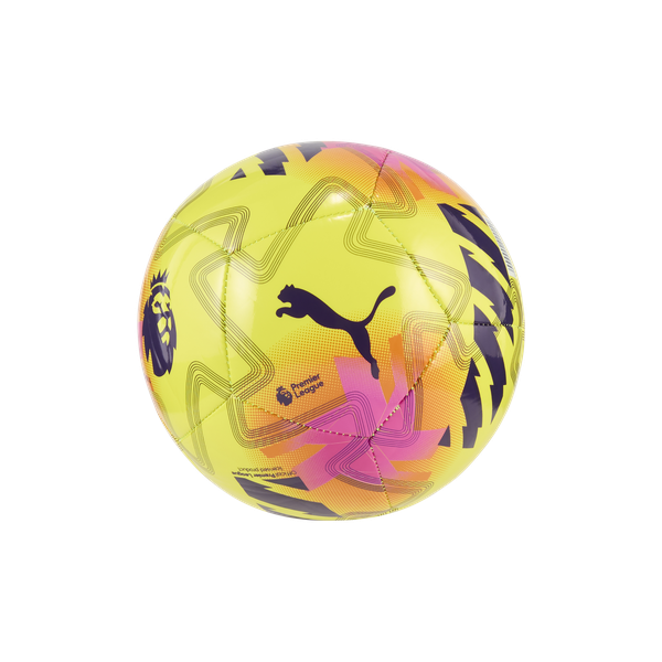 Puma Orbita Mini Premier League Lights Soccer Ball - Fluo Yellow - Size 1