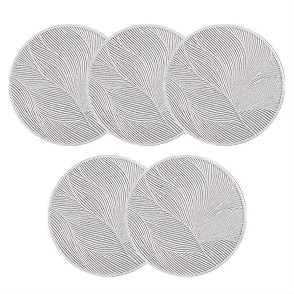 Round Coasters Heat-Resistant Coasters Non-Slip Protective Mat C