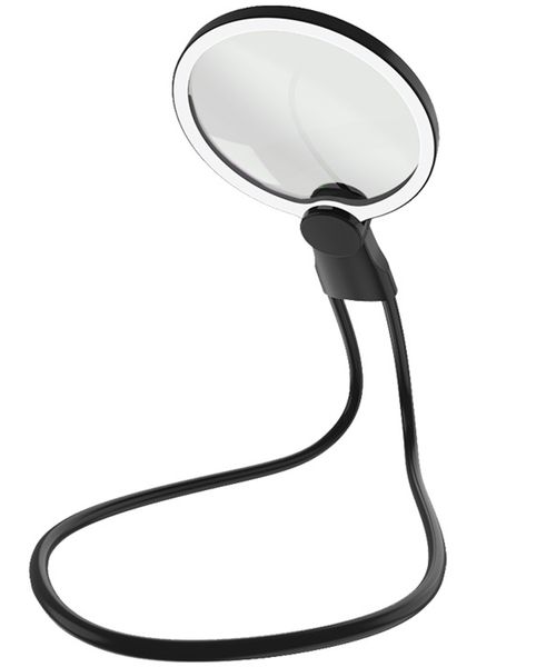Neck Wear Magnifier Hands Free Magnifying Glass with Light for Close Work