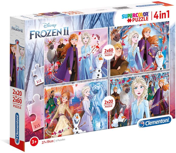 Clementoni 2X20+2X60 Piece Puzzle Frozen 2