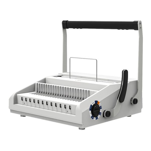 Deli Multifunction Manual Binding Machine 20-Sheet Punch &amp; 280-Sheet Bind